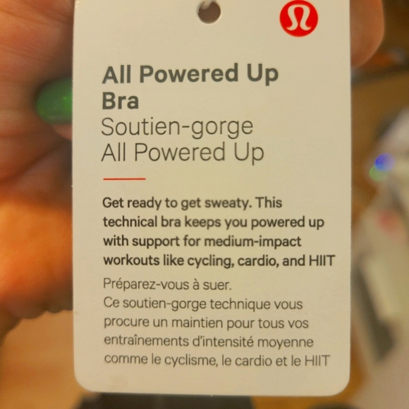 Lululemon All Powered Up bra 32DD - Picture 3 of 3